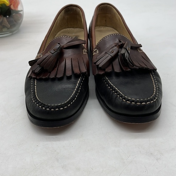 Cole Haan Black Brown Tassel Loafer Size 8.5. CH2689 - Picture 2 of 8